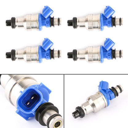 1990-1992 Mazda 626 2.2L 4PCS Fuel Injectors 195500-1970