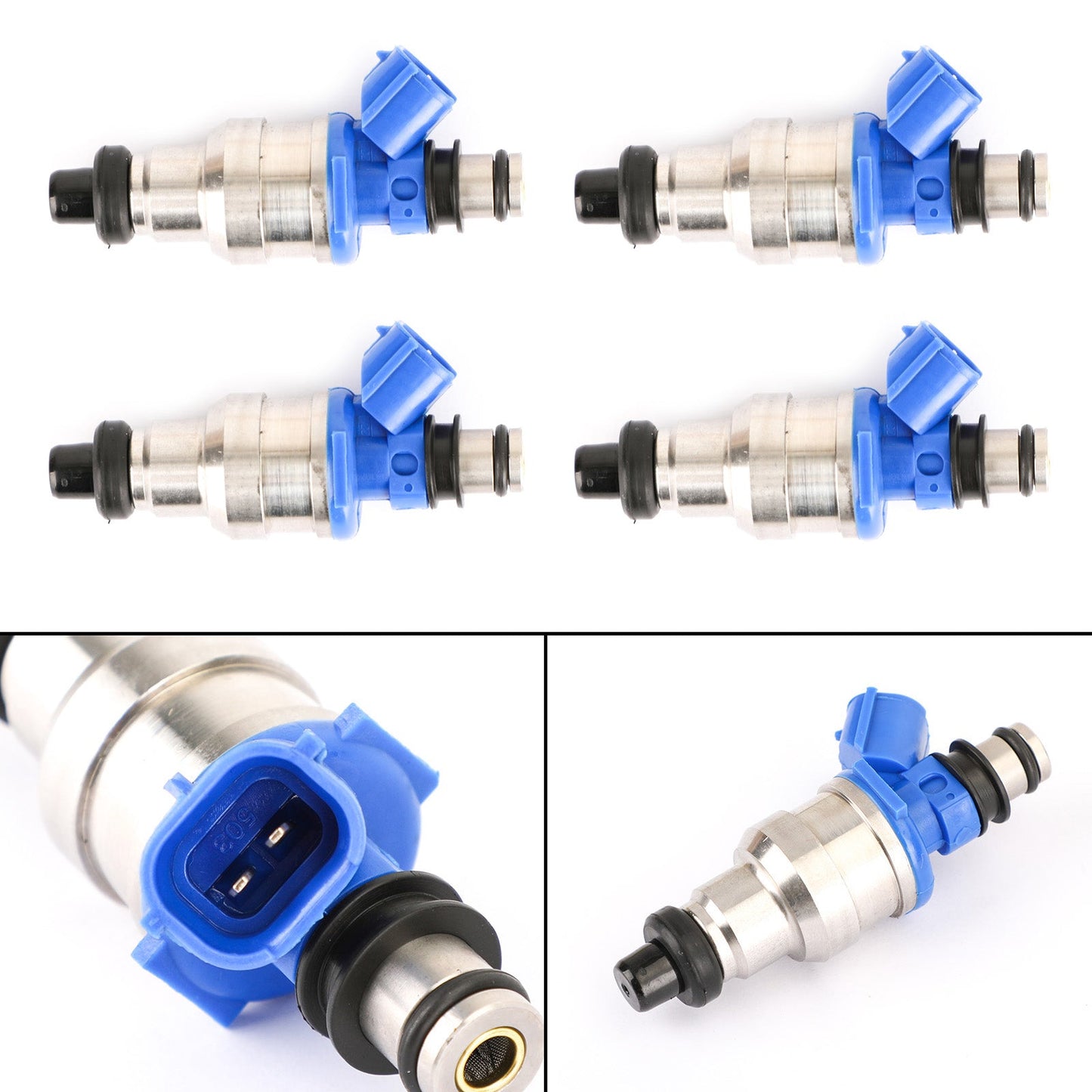 4PCS Fuel Injectors 195500-1970 fit 1990-1993 Mazda Miata 1.6L