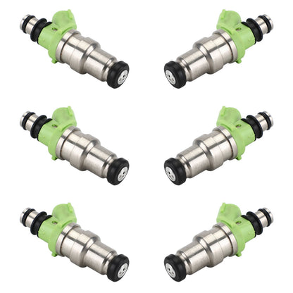 6PCS Fuel Injectors 23250-70080 Fit Toyota Cressida Supra 3.0L 1989-1992 312CC