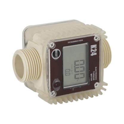 Chemicals Liquid Water K24 Turbine Digital Diesel Oil Fuel Flow Meter Tester