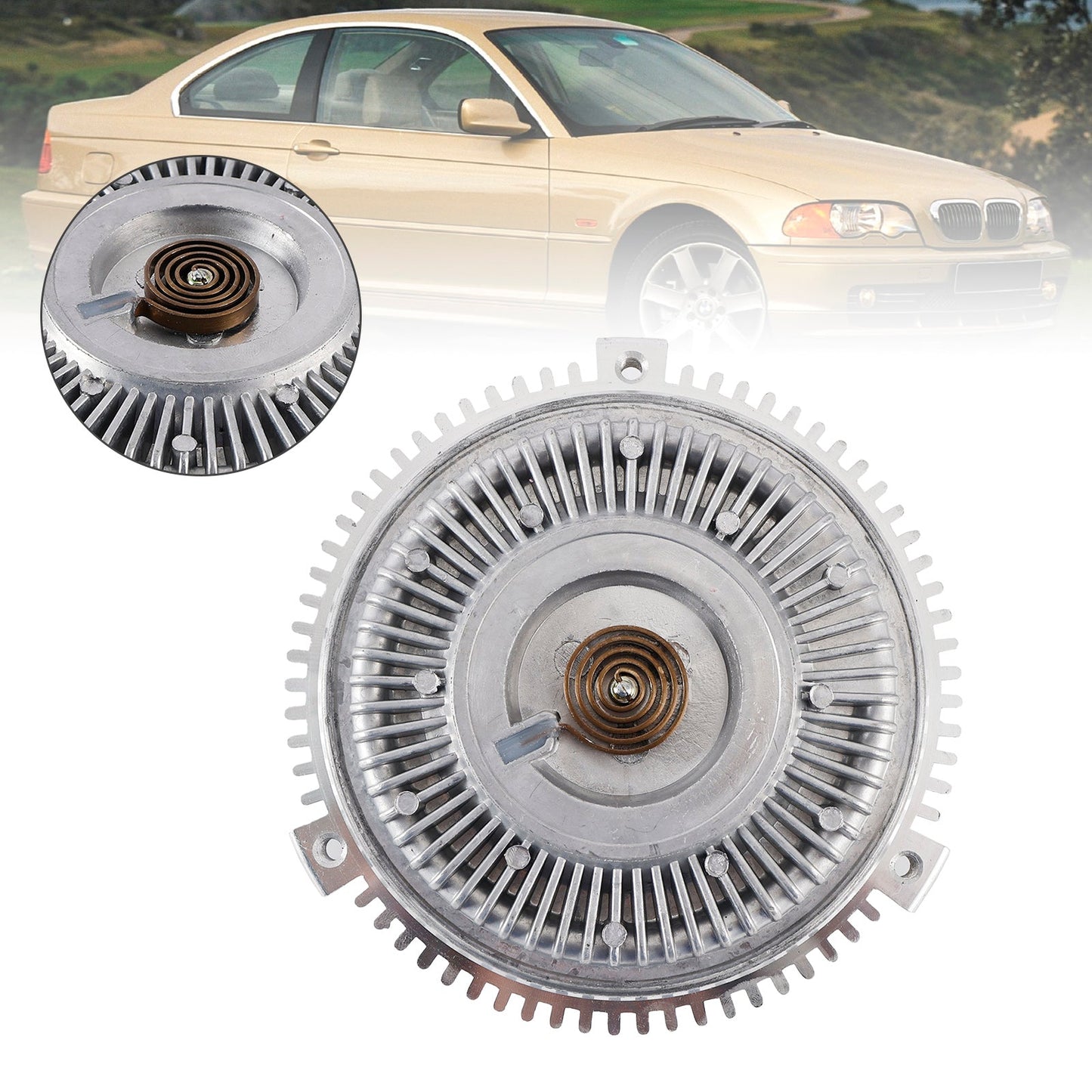 2000-2005 BMW 325i 330i E46 I6 Radiator Cooling Fan Clutch 11521719269
