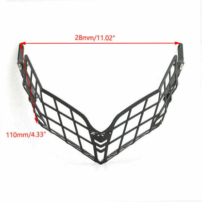 TRK Benelli Grill Protector Fits Steel Guard TRK502 Stainless Headlight Blk 502