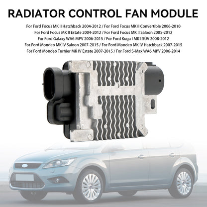 2004-2012 Ford Focus MK II Estate Radiator Control Fan Module 1477218 1565834 1477454