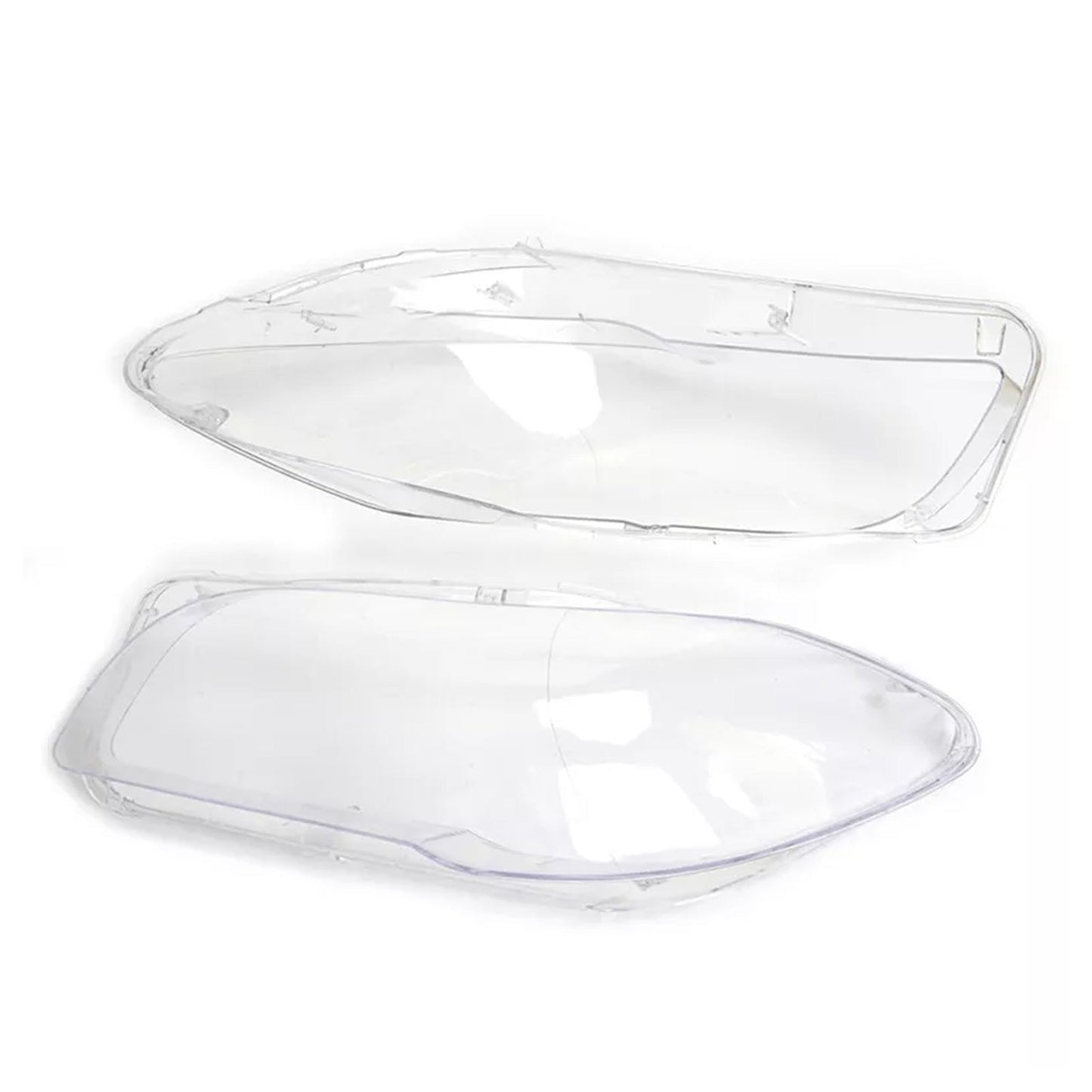 2010-2013 BMW 5 Series F18 2PCS Front Headlight Lens Cover Lampshade Left + Right 63117271912 63117271911