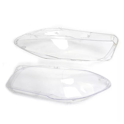 2010-2013 BMW 5 Series F11 2PCS Front Headlight Lens Cover Lampshade Left + Right 63117271912 63117271911