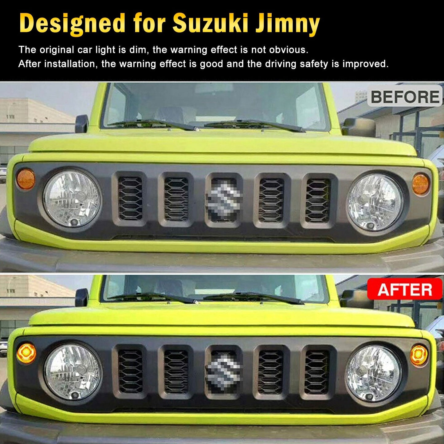 2019-2021 Suzuki Jimny JB64 JB74 Pair of Front Turn Signal Lamp Light Clear
