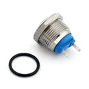 1PCS 16mm 2 Pin Normally Closed High Round Momentary NC Push Button Switch 36V/2A