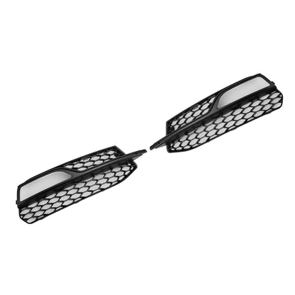 2013-2016 Audi A3 S-Line Front Lower Bumper Fog Light Cover Grille 8V3807681G 8V3807682G