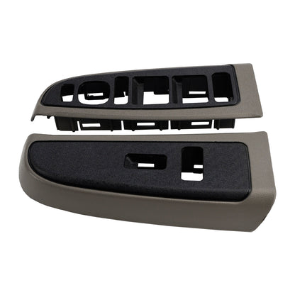 2003-2007 GMC Sierra 1500 2500 3500 Front Tan Window Switch Trim Bezel 89045119 89045129