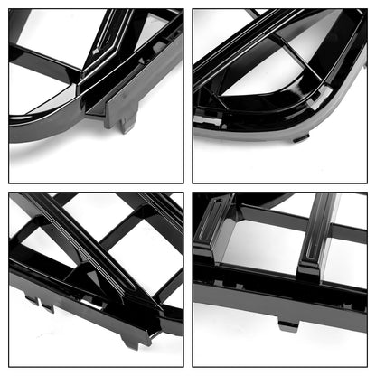 Mercedes-Benz GLE-Class Coupe C167 AMG-Line 2020-2023 Pre-Facelift Front Bumper Grille Gloss Black Grill