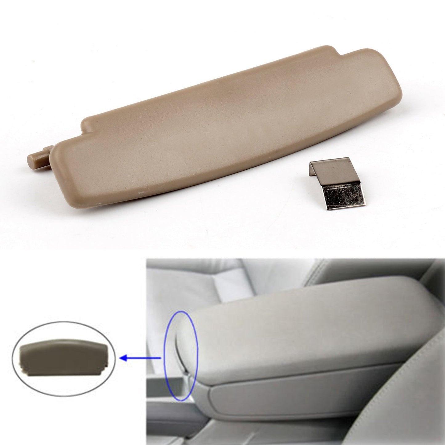 2005-2011 Audi A6 C6 Armrest Lid Console Cover Latch Clip Catch