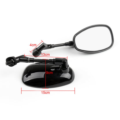 10mm Motocycle Rear View Mirrors For Suzuki GSF250 Bandit 250/400/600 SV1000
