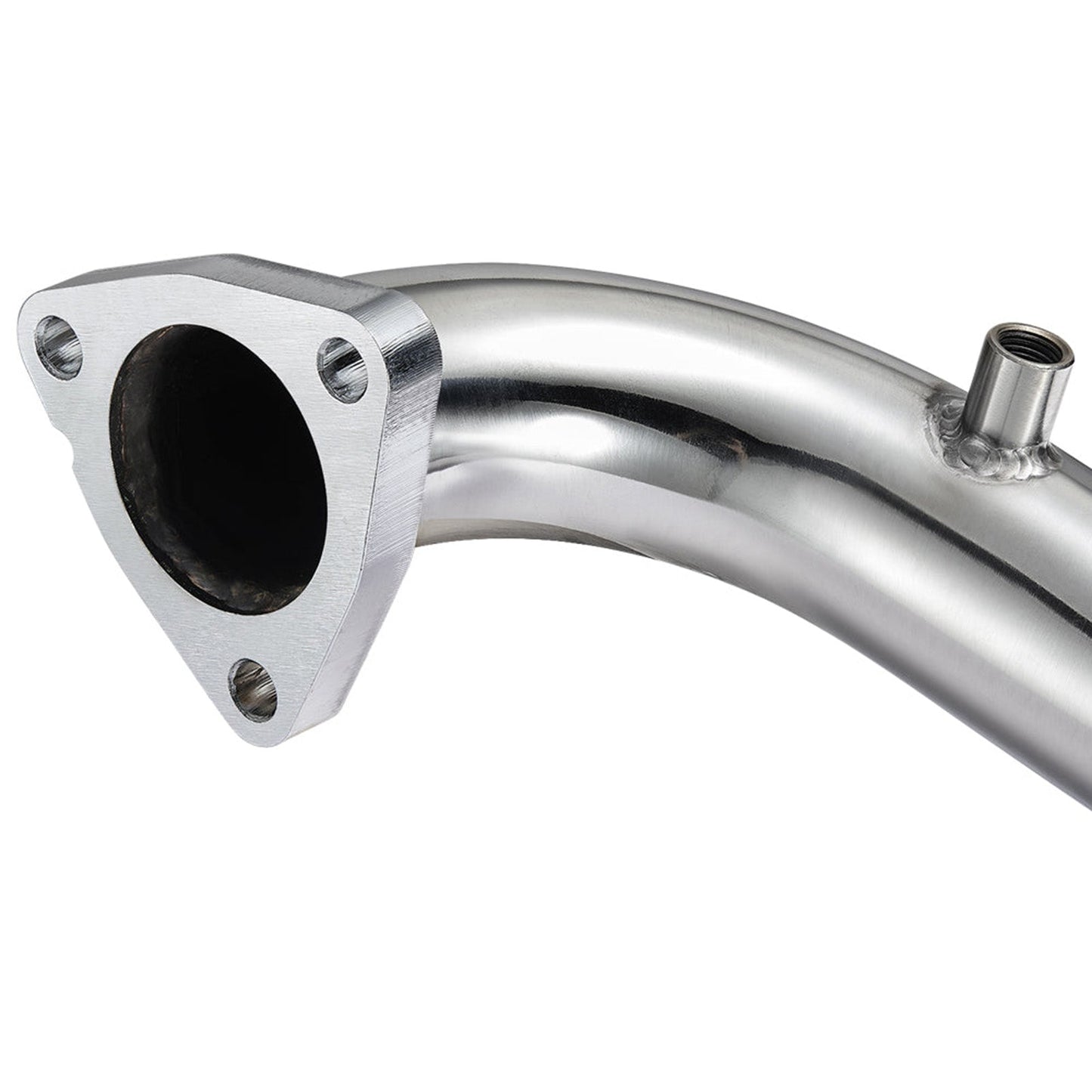 2008-2010 Ford 6.4 Powerstroke Diesel Exhaust Up-Pipe Heavy Duty Polished NO EGR