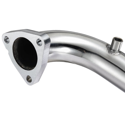 2008-2010 Ford 6.4 Powerstroke Diesel Exhaust Up-Pipe Heavy Duty Polished NO EGR