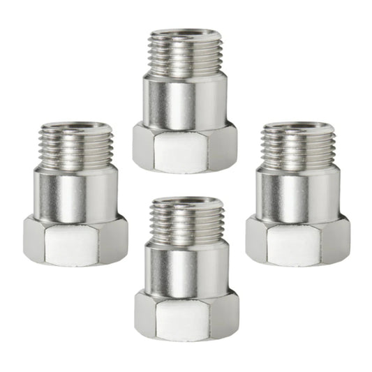 4PCS 32mm M18x1.5 O2 Sensor Bung O2 Oxygen Sensor Test Pipe Extension Extender Adapter Spacer