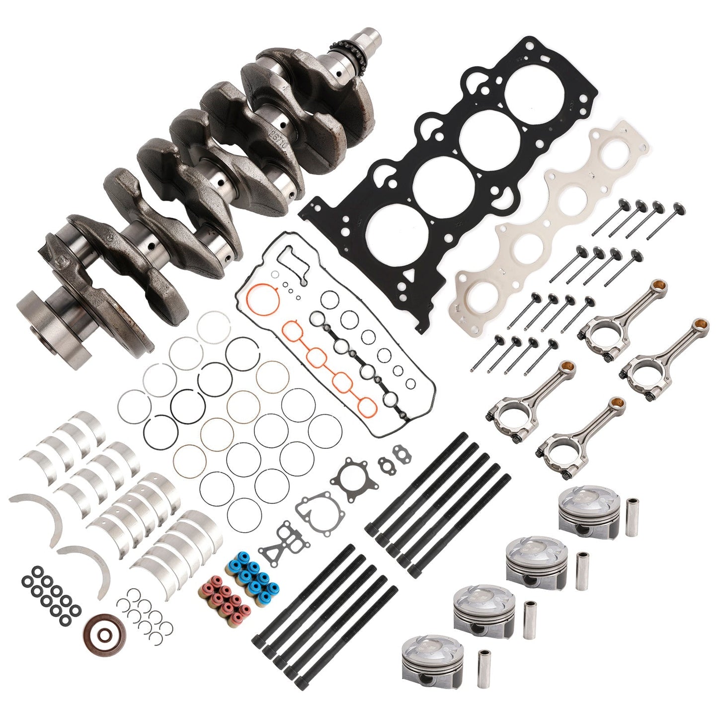2015-2021 Kia Sportage G4FJ 1.6T Engine Overhaul Rebuild Kit Pistons Rods Gasket Kit 231102B710