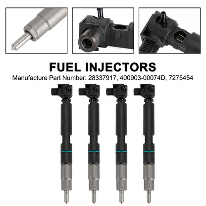 Fuel Injectors 28337917 400903-00074D 7275454 fit Bobcat fit Doosan D24 D18 Engine Fedex Express