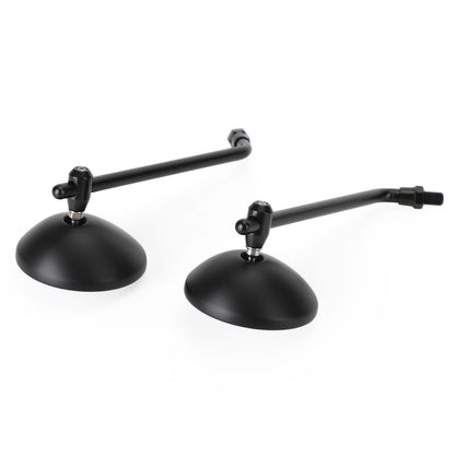 Classic Style Right & Left Black Mirror 10mm R/H For Honda CB Shadow Cruiser