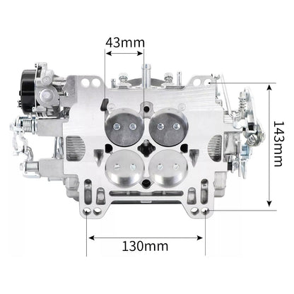 4 Barrel Carburetor Edelbrock 1411 Performer 750 CFM Electric Choke