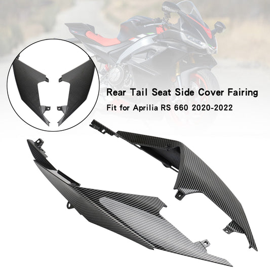 Carbon ABS Rear Tail Seat Side Cover Fairing For Aprilia RS 660 2020-2022