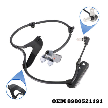 2012-2019 Isuzu D-Max 2.5 Twin Turbo ABS Wheel Speed Sensor Front Left/Right 8-98052119-1 8-98052120-1