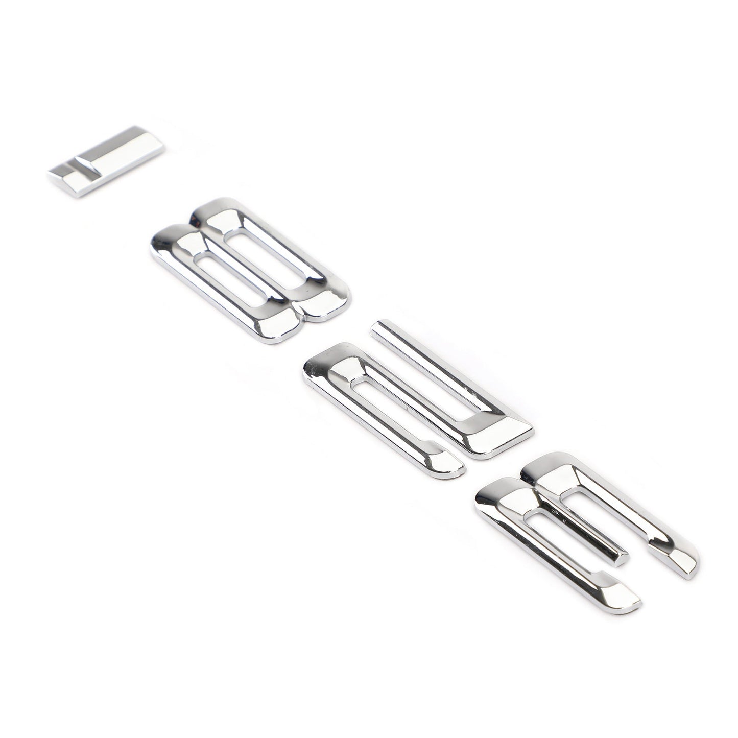 Rear Trunk Nameplate Badge Emblem Numbers Letter Decal 328 i Fit 328i Chrome