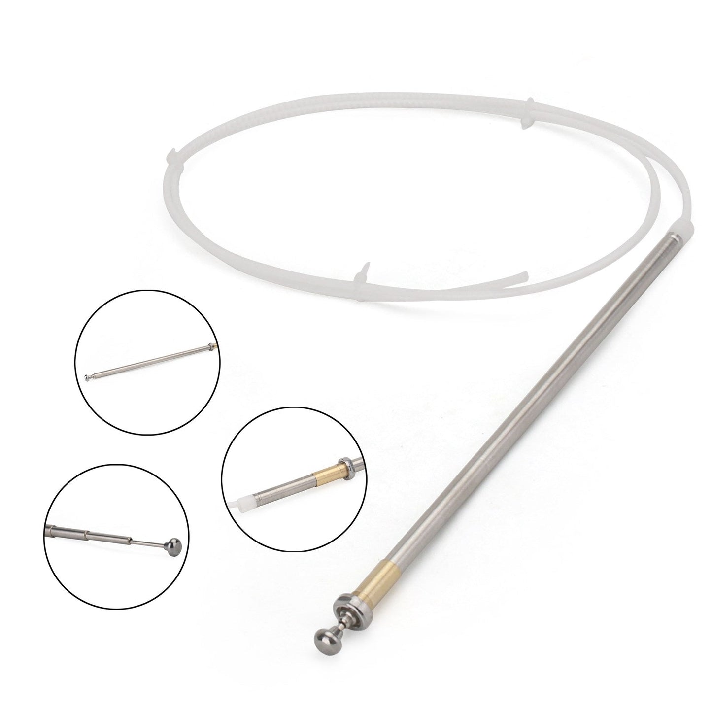 Benz W124 W126 W201 C107 R107 Mercedes Power Antenna Mast OEM Replacement