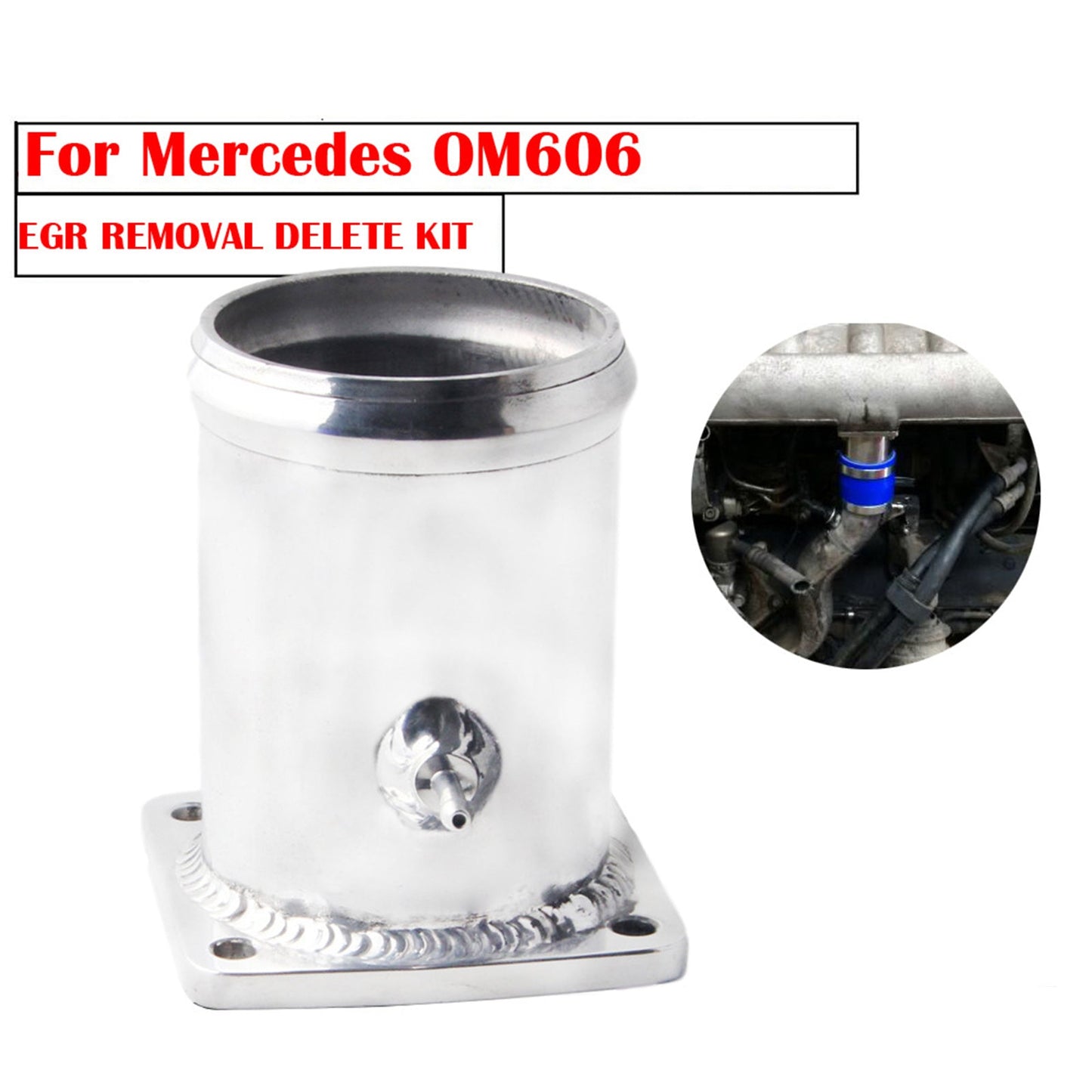 Benz E300 W210 S210 OM606 3.0 TD Engine EGR Blanking Blank Kit