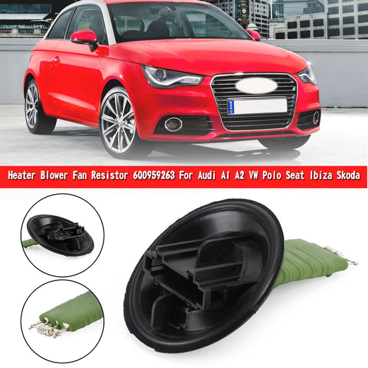 1999/4-2007/12 Skoda Fabia 6Y3 Diesel: 1.4 TDI 1.9 SDi 1.9 TDI AMF ASY ASZ ATD AXR Heater Blower Fan Resistor 6Q0959263