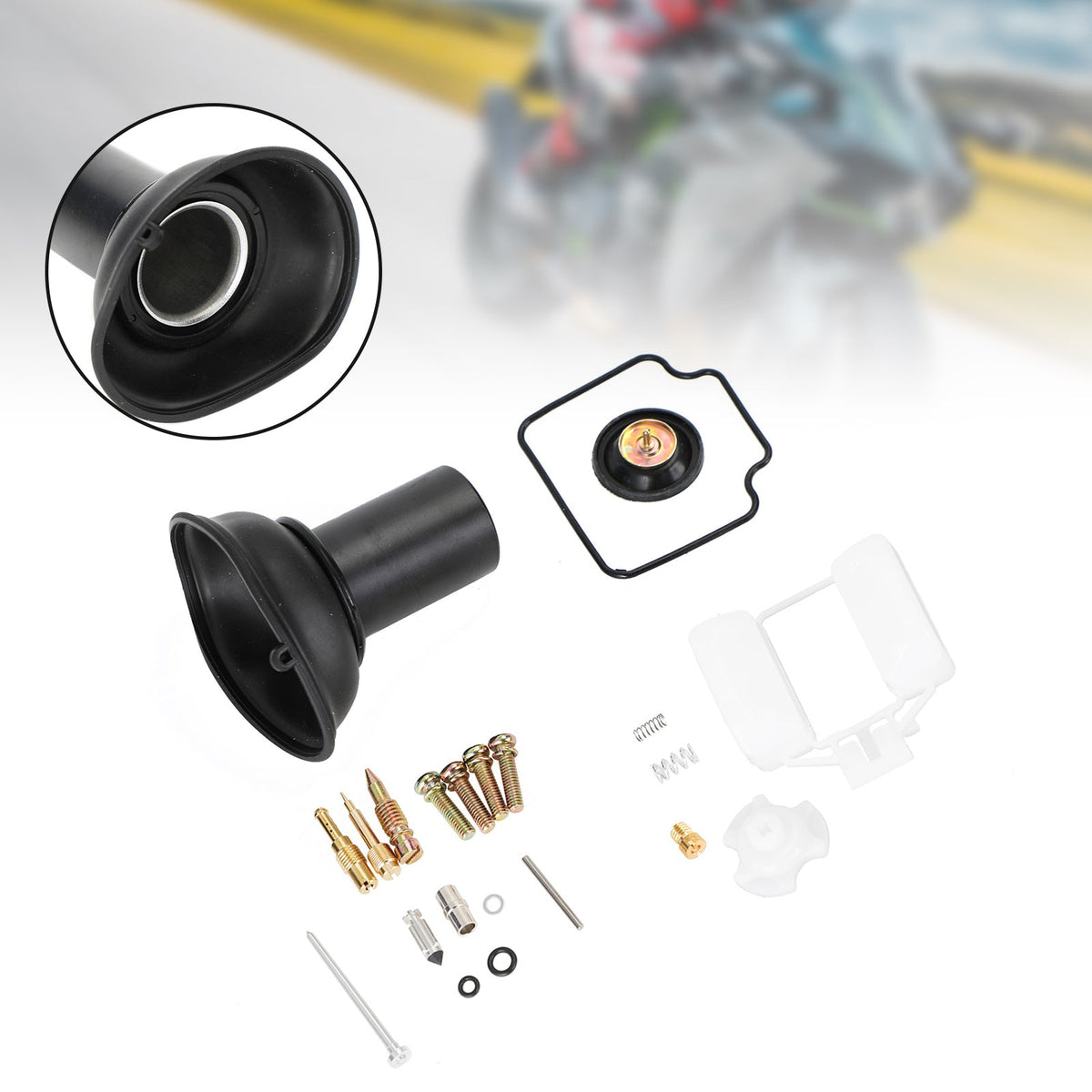 Carburetor Carb Rebuild Kit fit for Honda CBX250 Twister cylinder motorcycle