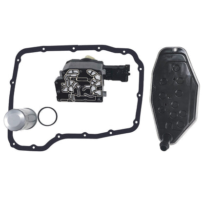 2008-2010 JEEP WRANGLER UNLIMITED L4 2.2L 2.8L 5-45RFE Solenoid Block 4WD Filter Kit 68002342AD 68002342AF