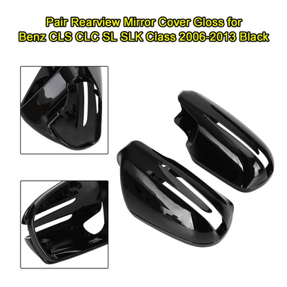 2009-2011 BENZ CLS-Class W219 Facelift Rearview Mirror Cover Gloss Black #1718100364 1718100564