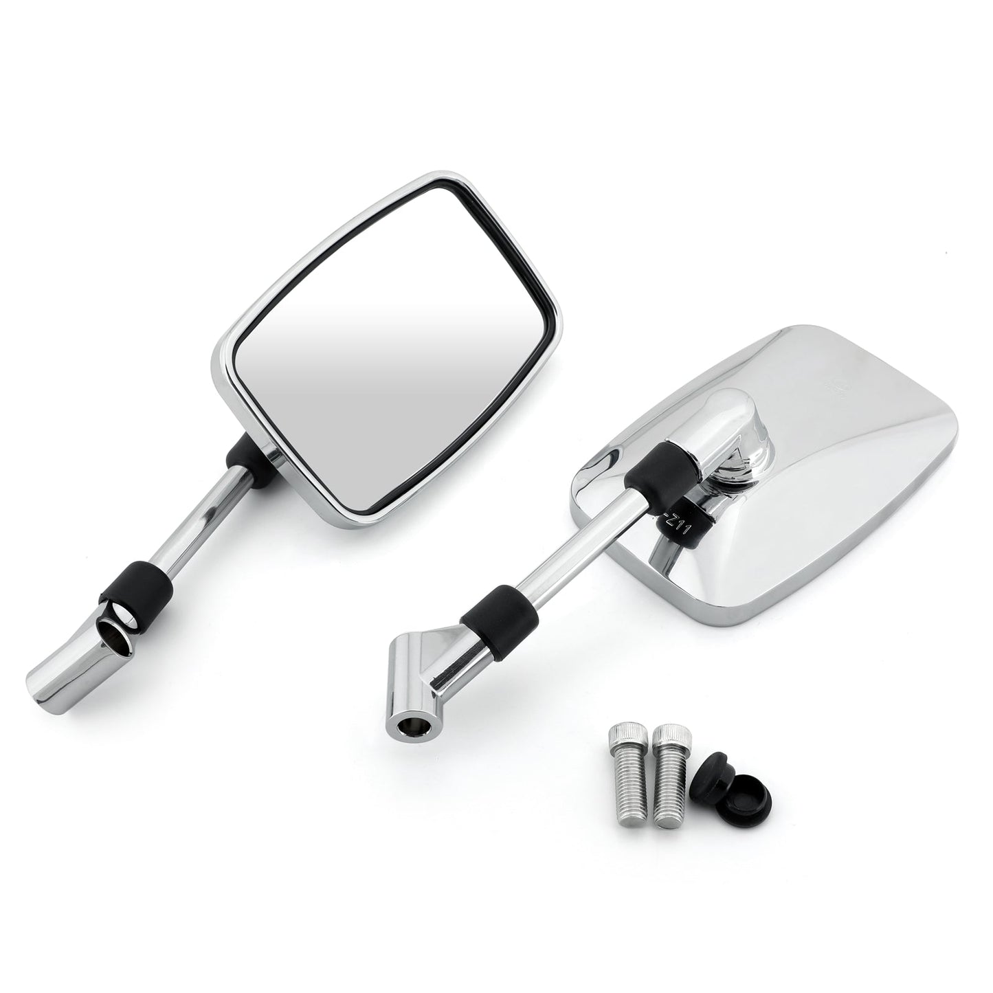 Rectangle 10MM Rear View Mirrors For Suzuki VS600 VS750 VS800 VL800 VZ800 VL1500