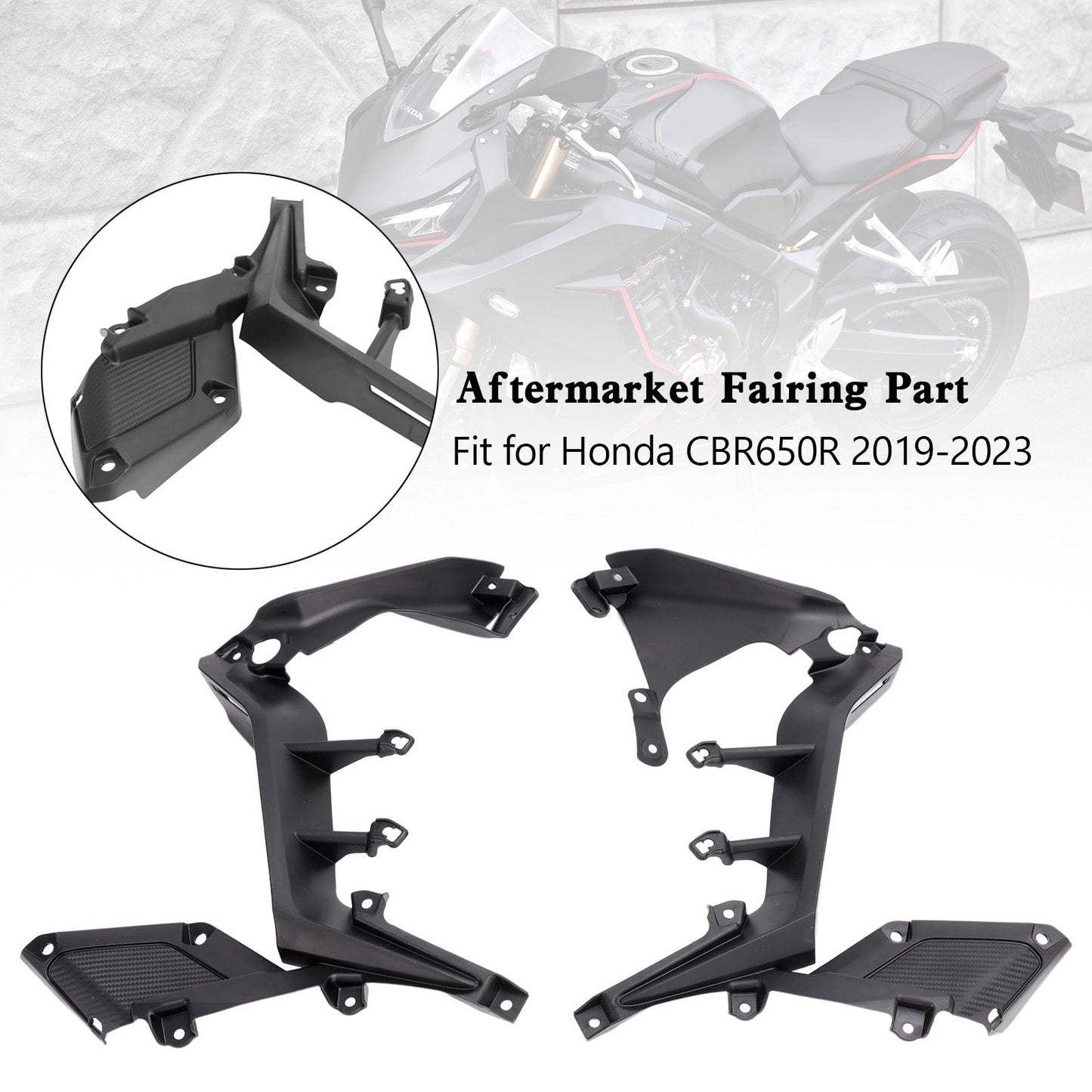 2019-2023 Honda CBR650R Unpainted side frame Cover Panel Fairing Cowl