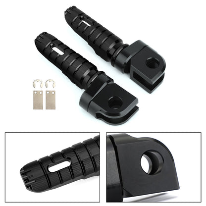 11-12 KAWASAKI Z750R Front Footrests Foot Peg Black