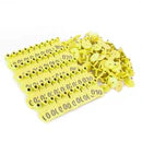 001-100 Number-Ear Tag For Animal Livestock Cattle Cow Pig Label Green