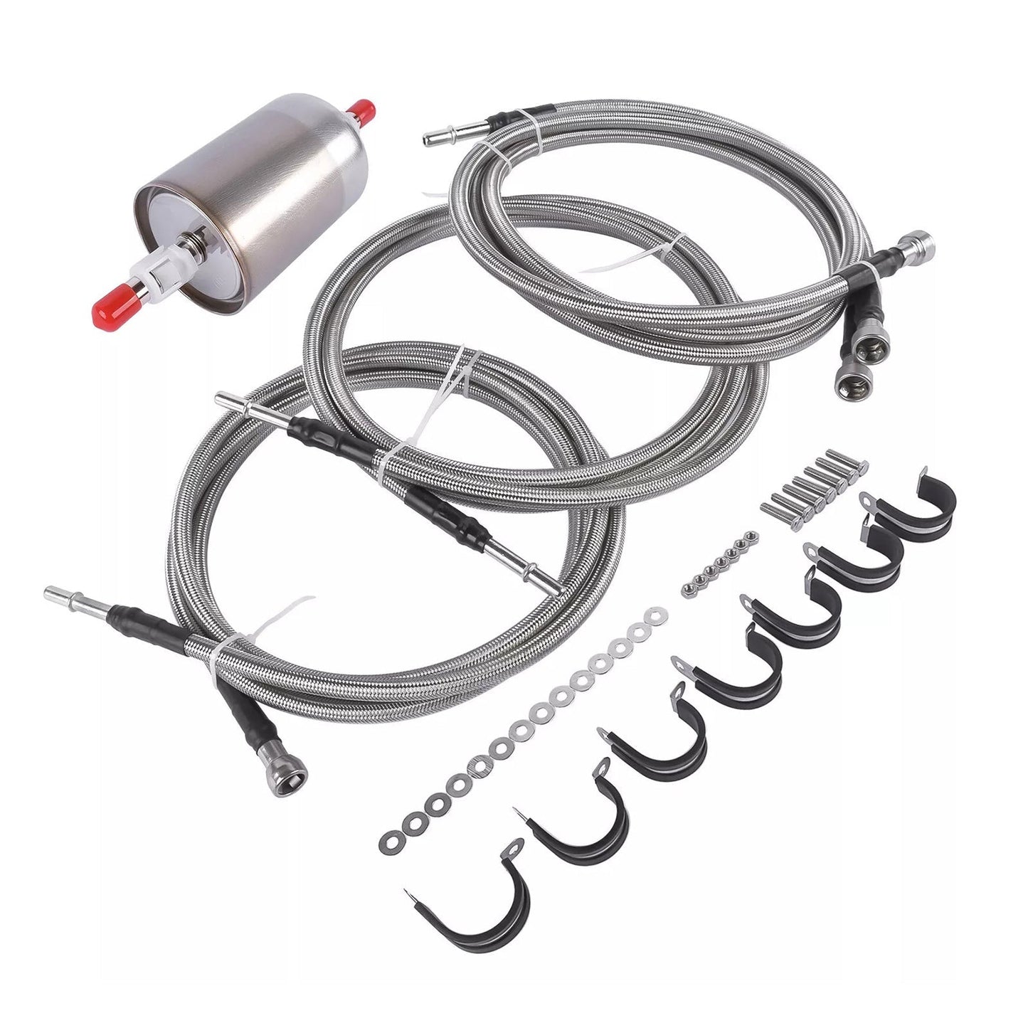 1999-2003 GMC Sierra 1500 2500 Stainless Steel Braided Fuel Lines Kit 819-840 15043857
