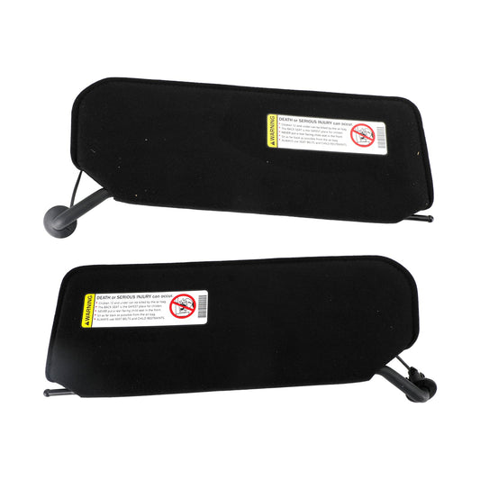 1997-2004 C5 Corvette 8Cyl, 5.7L Sun Visor Vanity Mirror C5 Black Sunvisors Pair Shaded 10442033 10442034