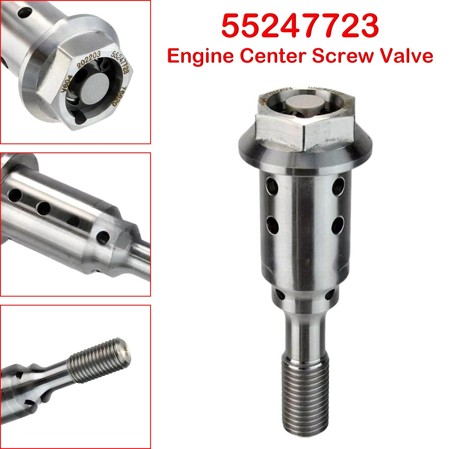 Engine Center Screw Valve 55247723 for Fiat Toro 1.8 16v 2016