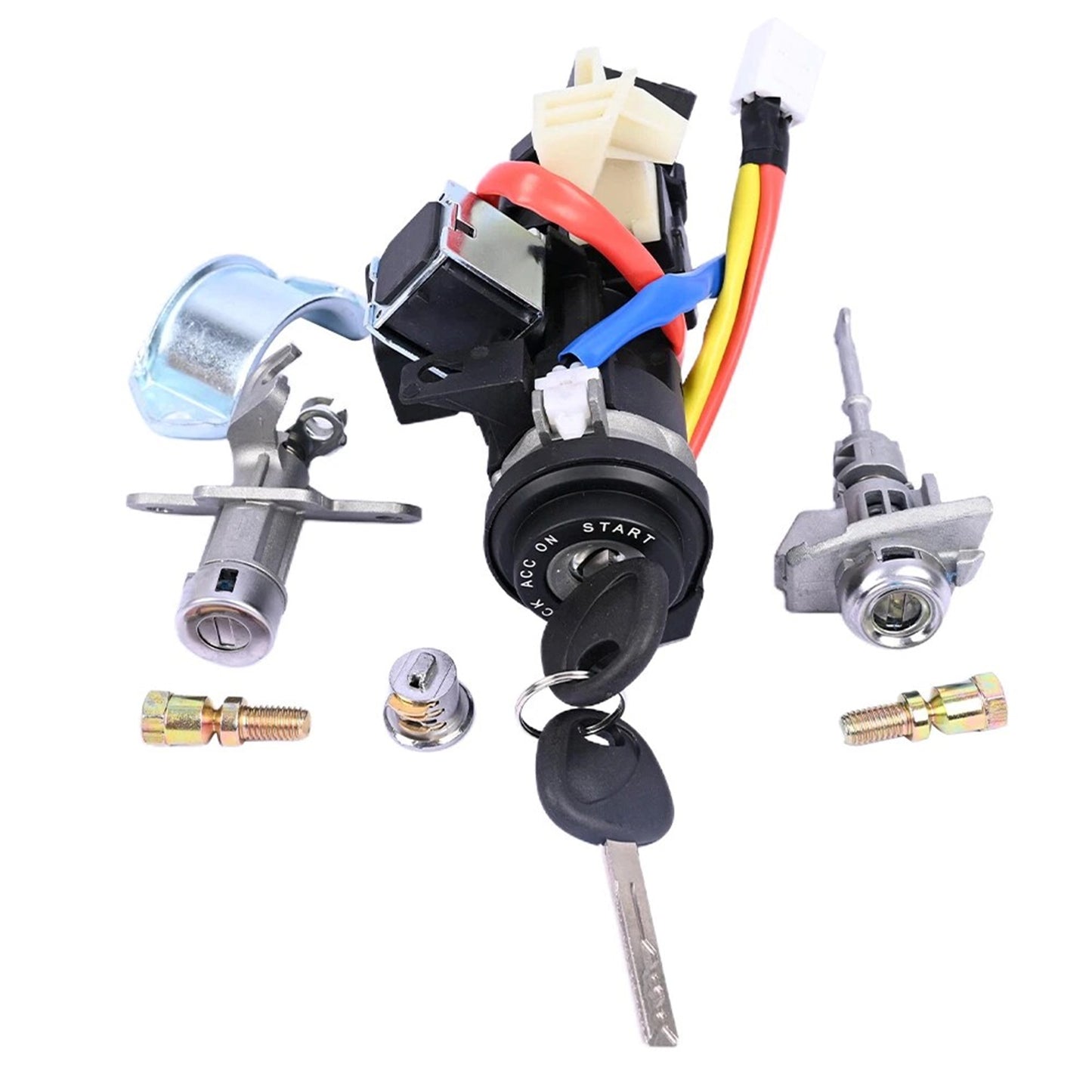 Hyundai Sonata 2015-2019 Ignition Switch Set Assembly & 2 Door Lock & Glovebox Lock & 2 Key