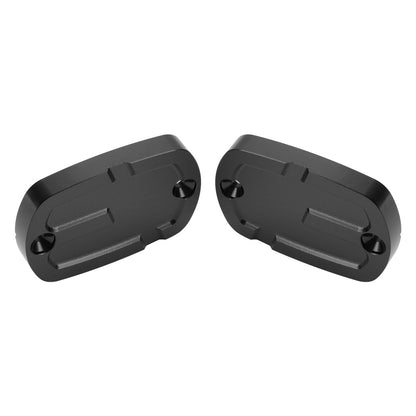Yamaha T-MAX 500 530 SX DX 560 TECH MAX 2x Break Fluid Reservoir Caps Black Fluid