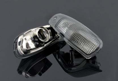 Front Turn Signals Lens Fit For Kawasaki ZZR600 ZX600E 1994-2004 Smoke Champoo