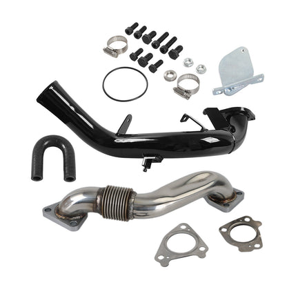 2007.5-2010 Chevrolet GMC 2500 3500 LMM 6.6L Duramax EGR Delete Kit & Passenger Up-Pipe & Intake Tube