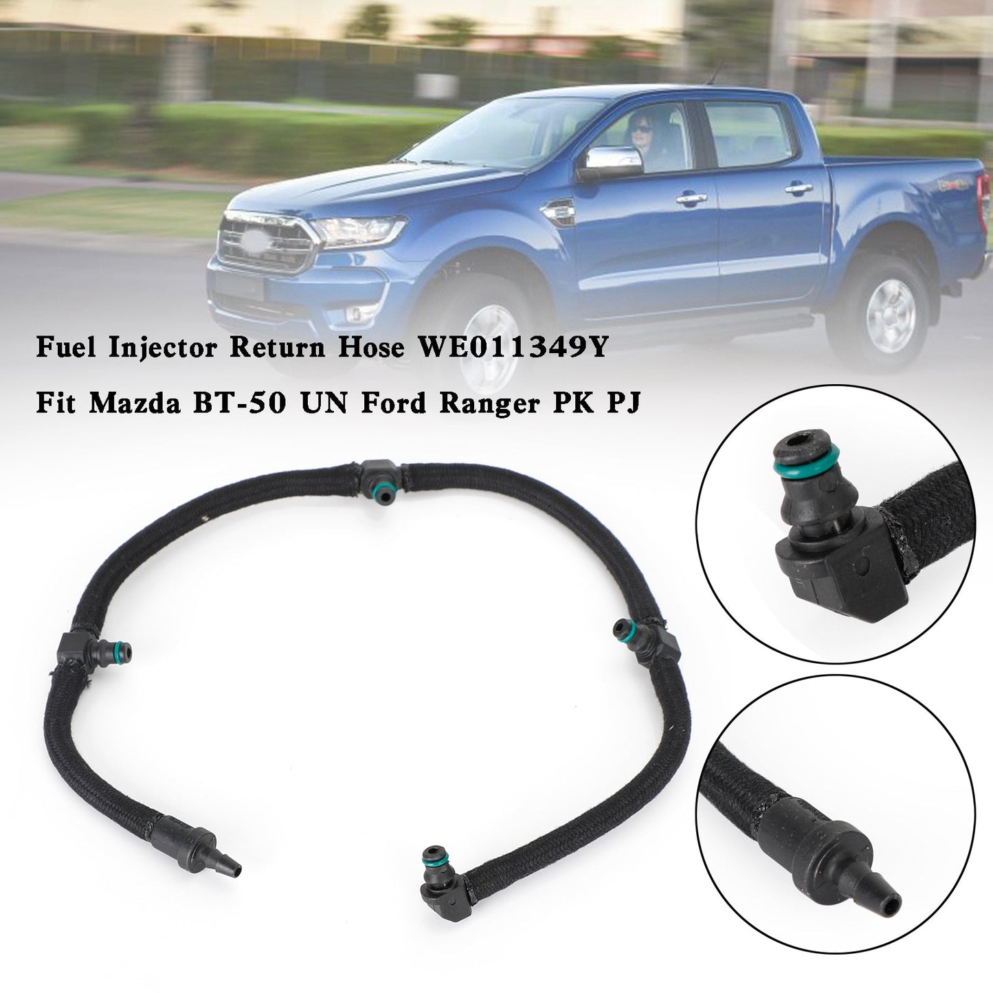 2006-2011 Ford Ranger PK Fuel Injector Return Hose WE011349Y