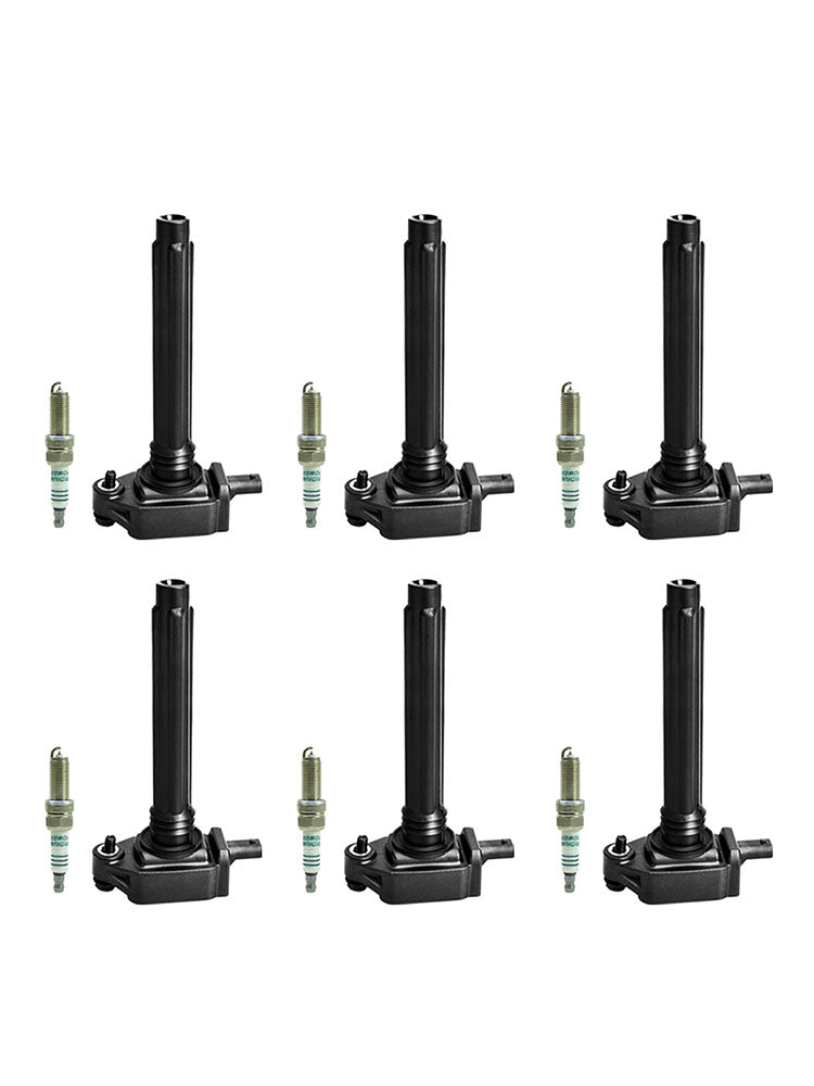 2011-2017 Chrysler 200 300 3.6L V6 6PCS Ignition Coil+Spark Plug UF648 GN10616 36-8196