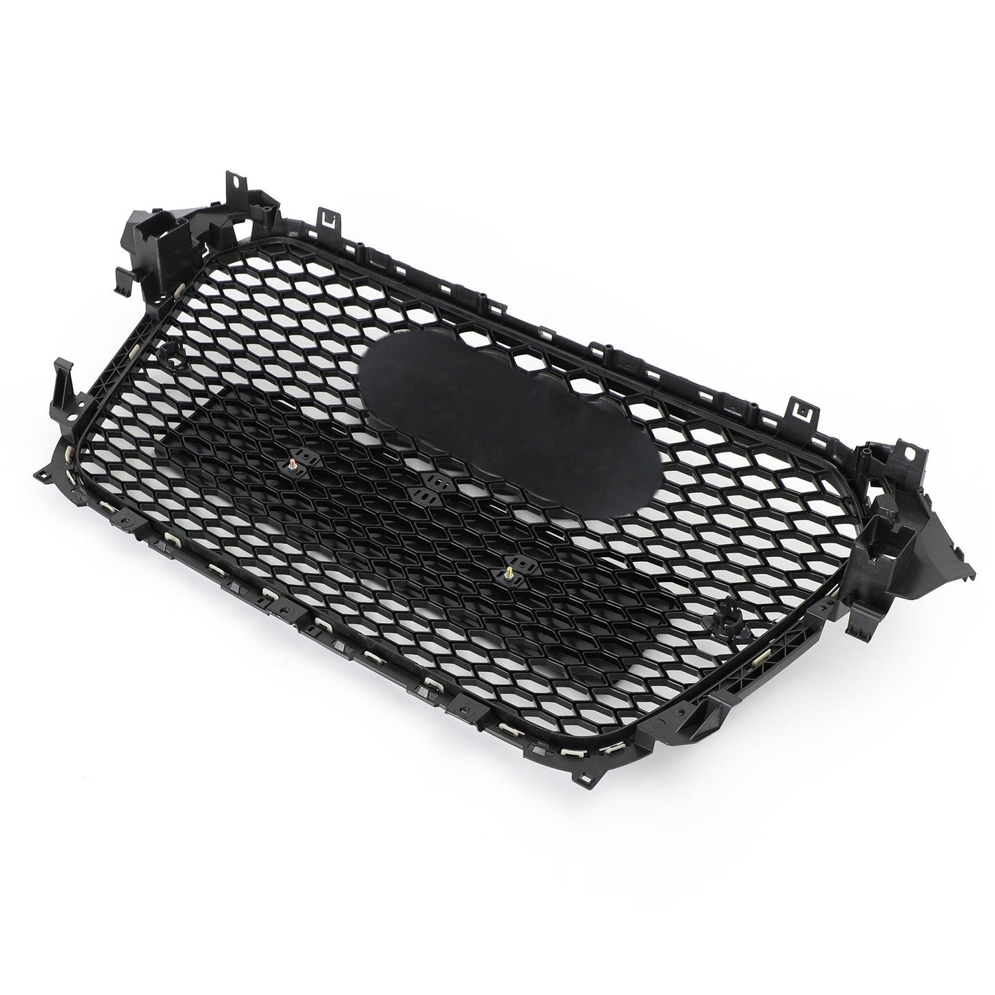 Audi 2012-2016 A4 S4 Honeycomb Grill RS4 Style Mesh Front Bumper Grille Gloss Black