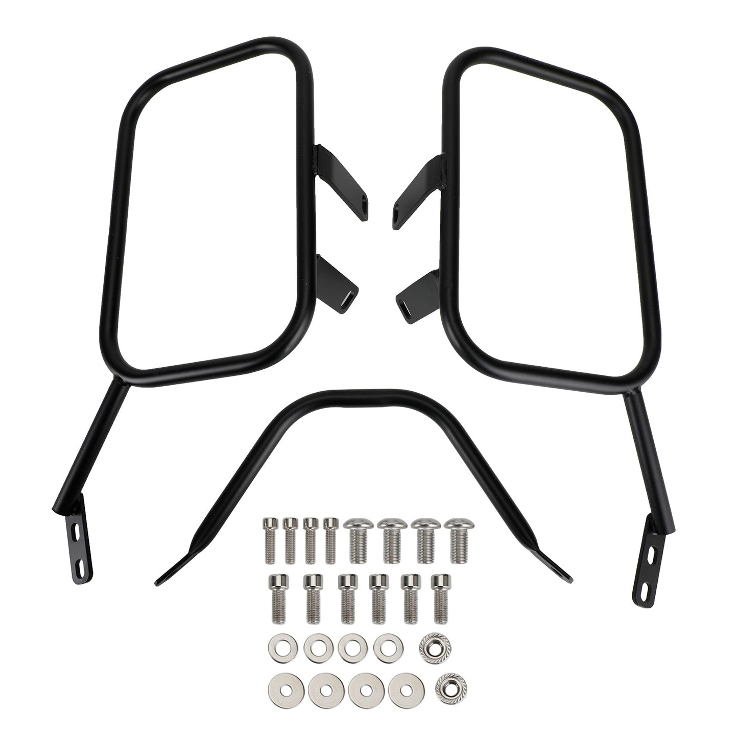 Black Saddlebag Support Mounting Bracket For Ducati Scrambler 400 800 16-22
