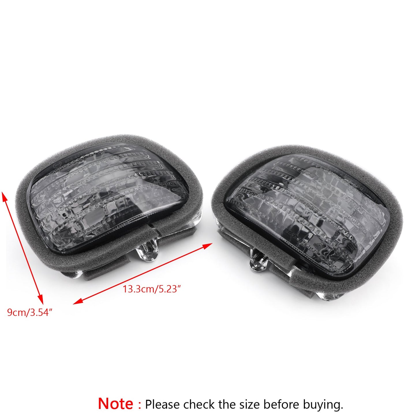 Front Turn Signals Lens For Honda GL1800 Goldwing 2001-2010 Smoke Champoo