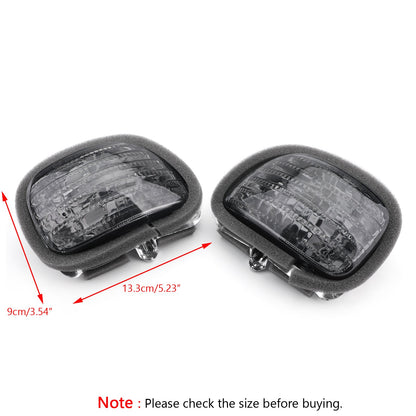 Front Turn Signals Lens For Honda GL1800 Goldwing 2001-2010 Smoke Champoo