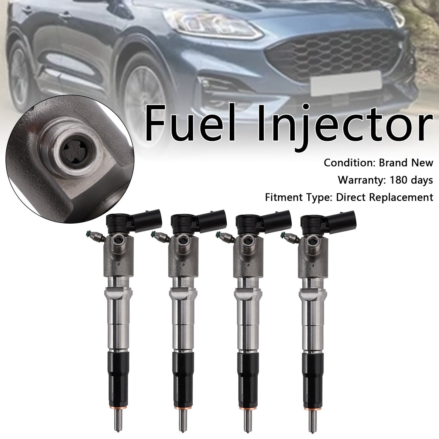 2019.07-On Ford Kuga Mk3 2.0 VDO 4Pcs Fuel Injector GK2Q-9K546-AC 2143478